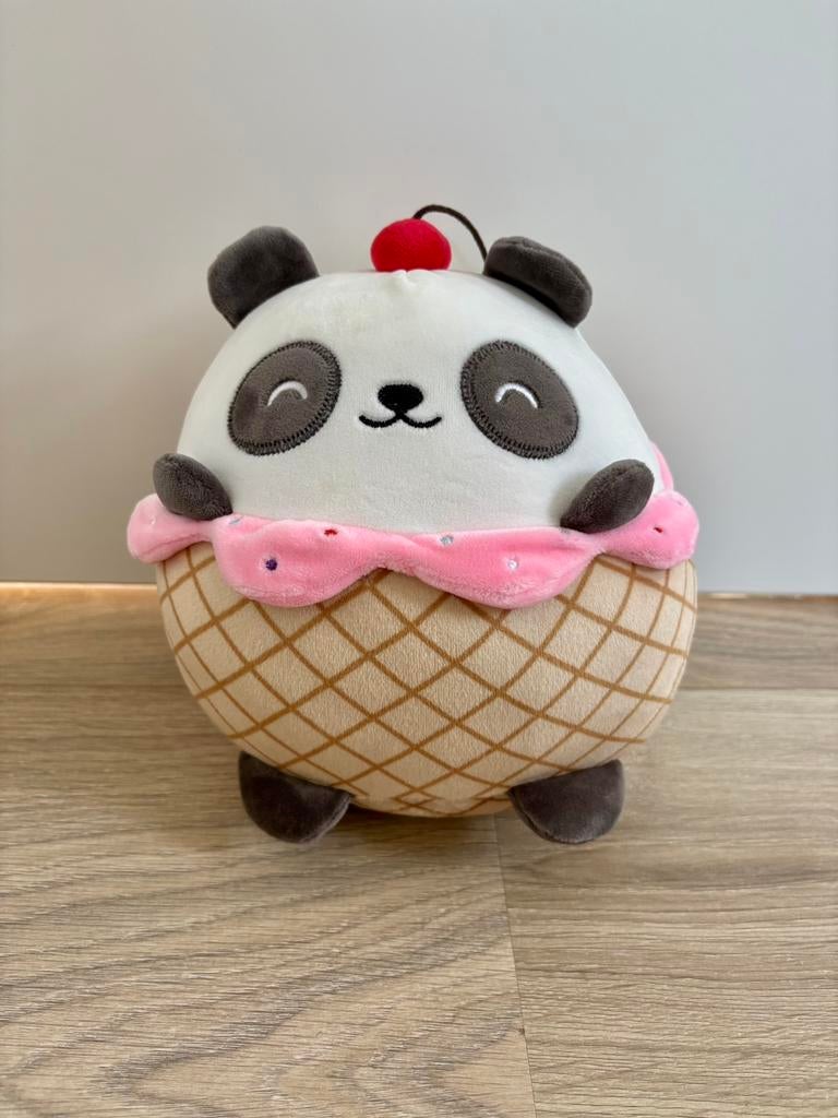 Retail ready Snuggle Snacks Kawaii knuffel - Panda - 24cm, Ophalen of Verzenden, Zo goed als nieuw, Beer