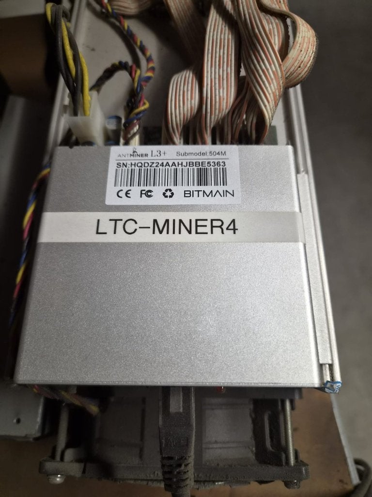 Bitmain Antminer L3+, 504Mh/s miner 5 stuks bieden per stuk, Gebruikt, Minder dan 4 GB, 8 GB, Ophalen of Verzenden