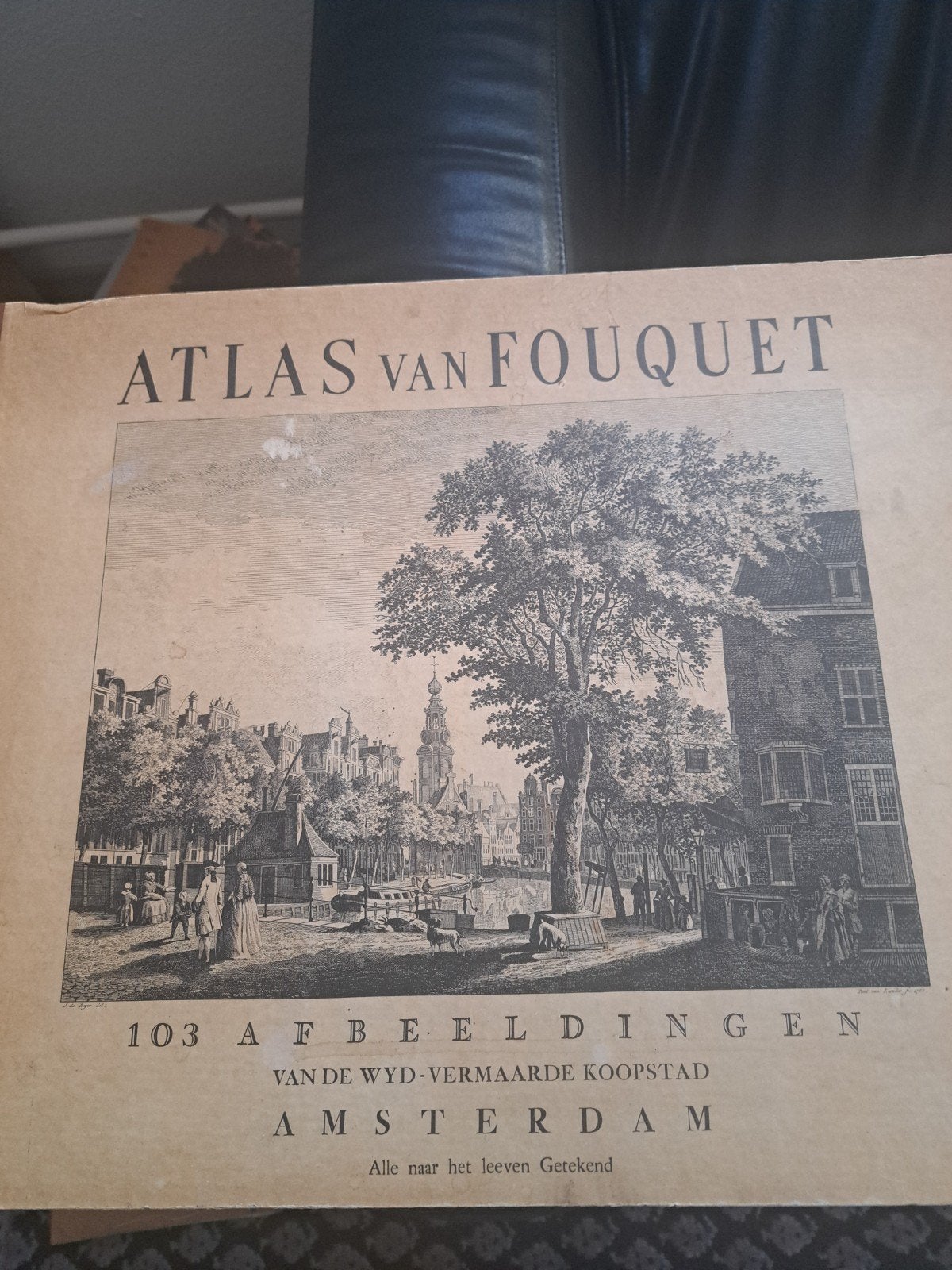 Atlas van Fouquet - 103 afbeeldingen Amsterdam (1783), Gelezen, Overige atlassen, Ophalen of Verzenden, Fouquet