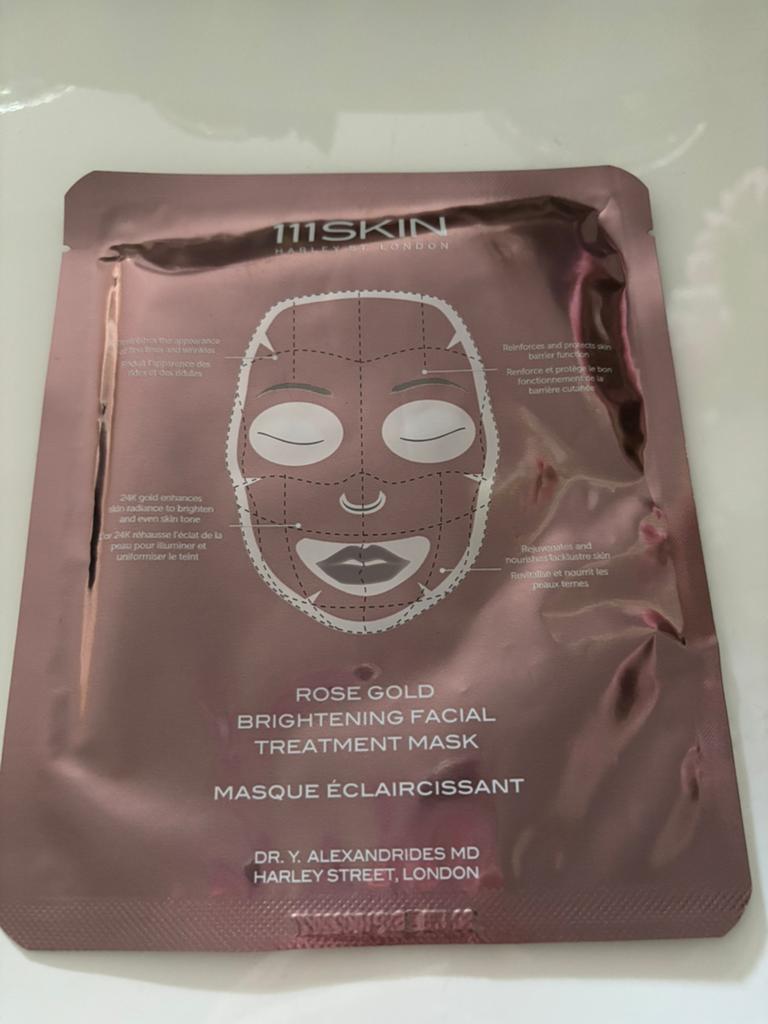 111SKIN Rose Gold Brightening Mask - nieuw- sheet masker, Ophalen of Verzenden, Nieuw, Gehele gezicht, Verzorging