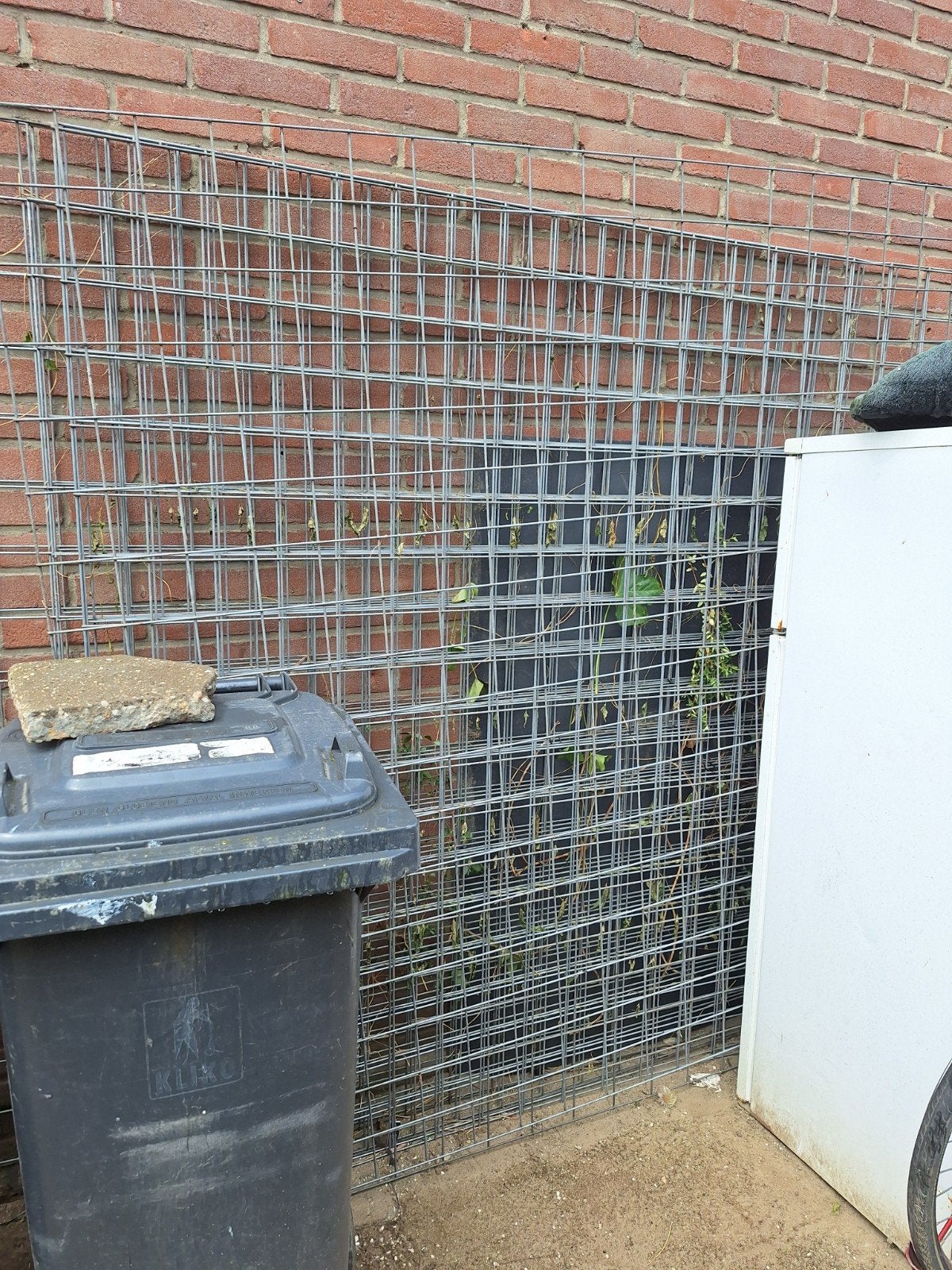 Stevig gaashekwerk voor tuin of erf, Ophalen, Gebruikt, Minder dan 10 meter