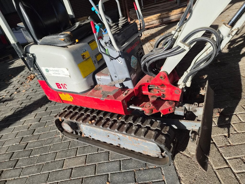mini kraan takeuchi 2014, Ophalen, Graafmachine
