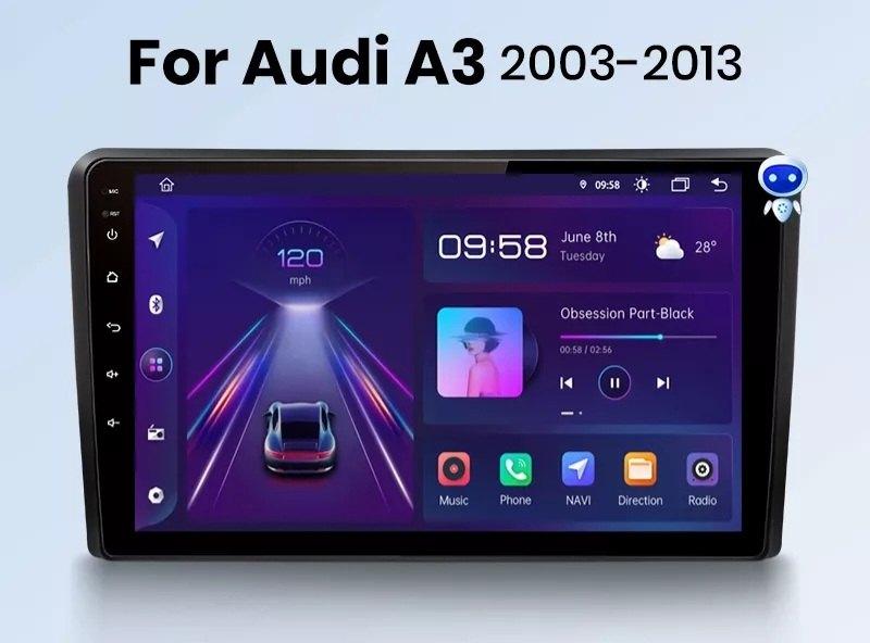 Audi A3 Android autoradio radio Bluetooth APPLE CARPLAY, Auto diversen, Autoradio's, Nieuw, Ophalen of Verzenden