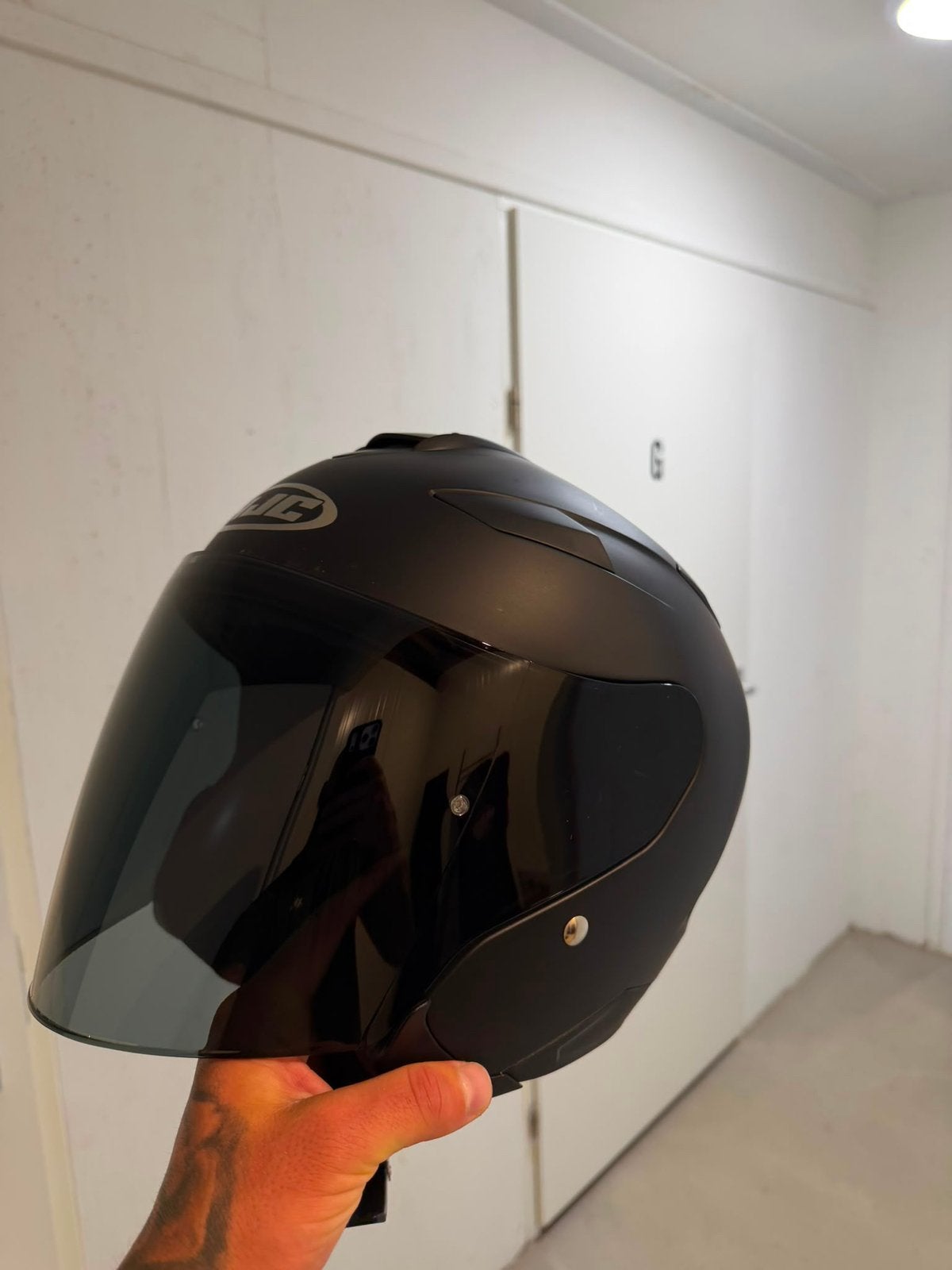 Hjc fg-jet helmen te koop maat S en XS, Motoren, Kleding | Motorhelmen, Ophalen, XS, Tweedehands, HJC