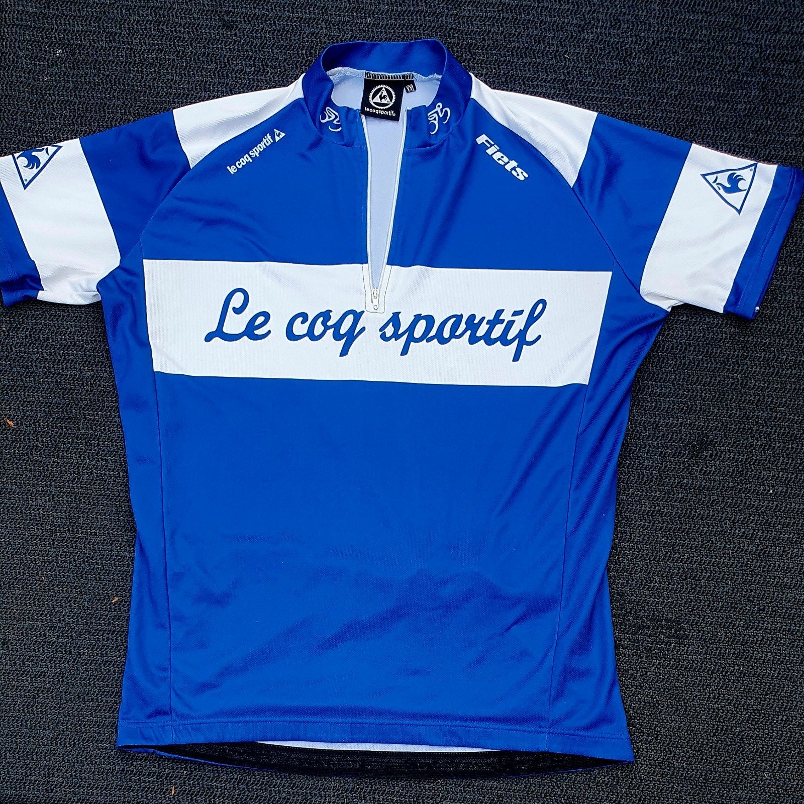 Wielrennersshirt Le Coq Sportif XXL (valt klein), Le coquille sportif, Heren, Ophalen of Verzenden, Zo goed als nieuw