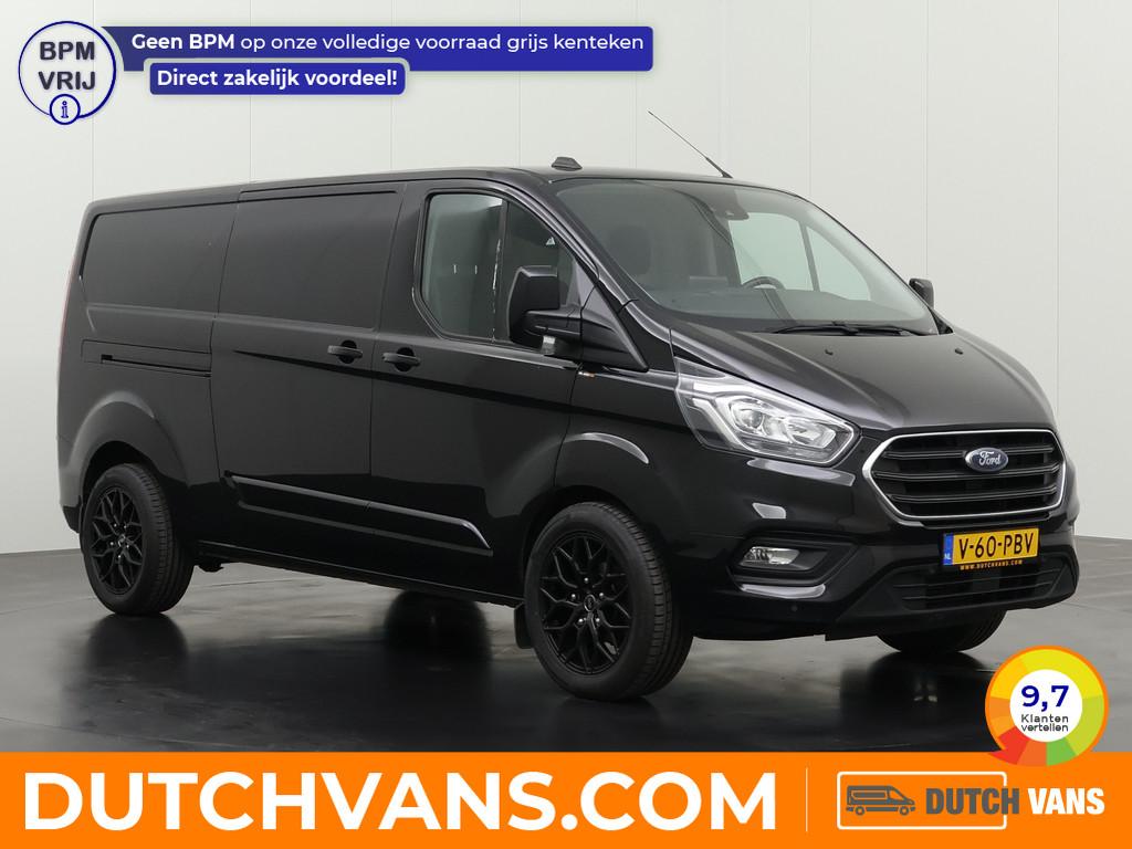 Ford Transit Custom 2.0TDCi 130PK Automaat Lang Sport Limite, Stof, Gebruikt, 4 cilinders, Blauw