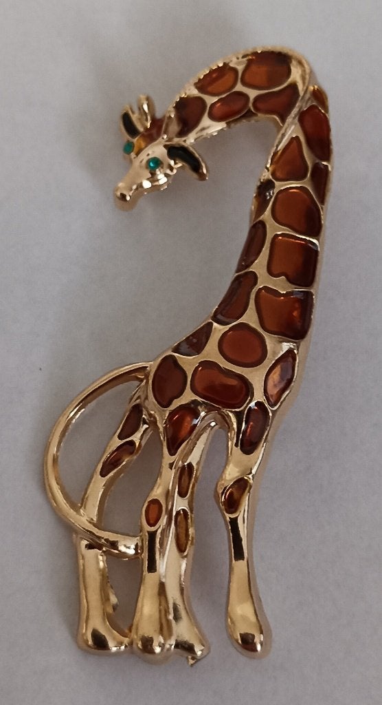 Giraf broche, Overige materialen, 4 tot 7 cm, Overige kleuren, Nieuw