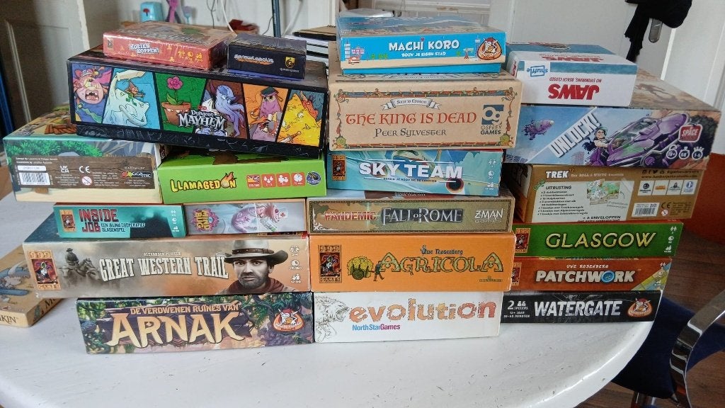 Bordspellen, Ophalen of Verzenden, Zo goed als nieuw