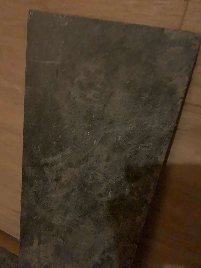 Hardstenen plaat, Ophalen, Gebruikt, Minder dan 10 m², Zwart