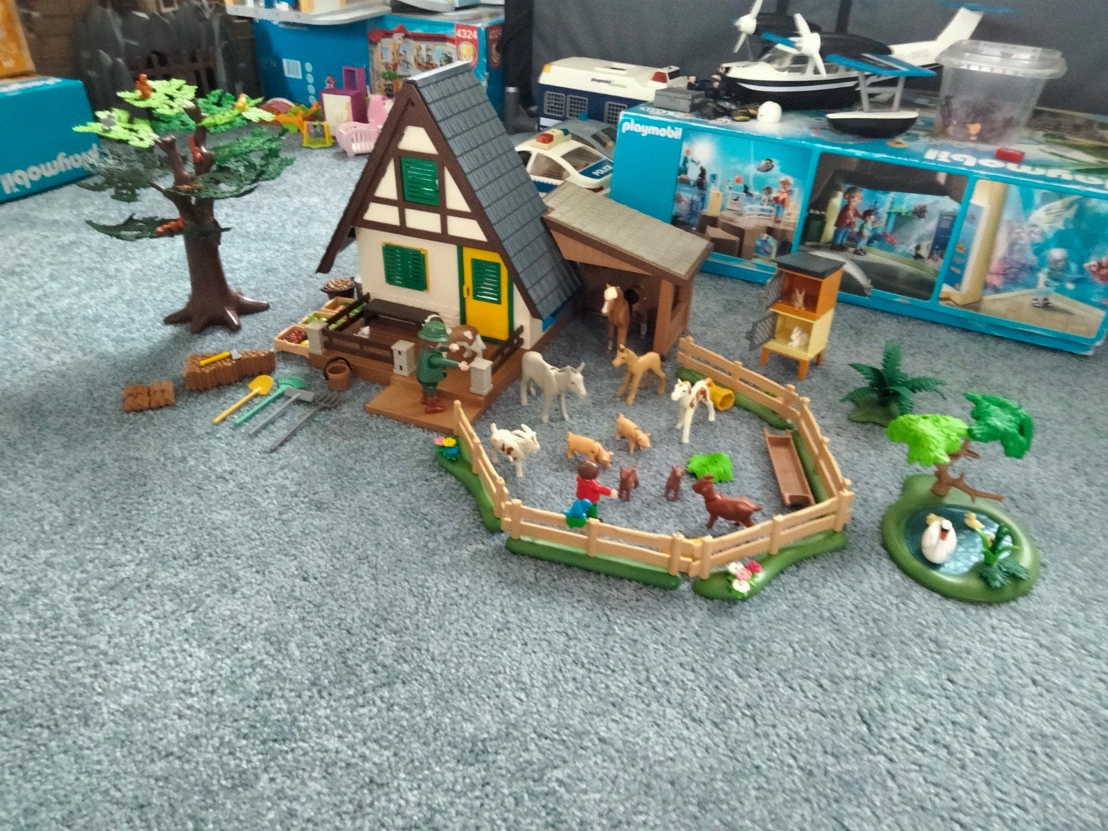 Mooi boswachters huis van Playmobil., Ophalen of Verzenden