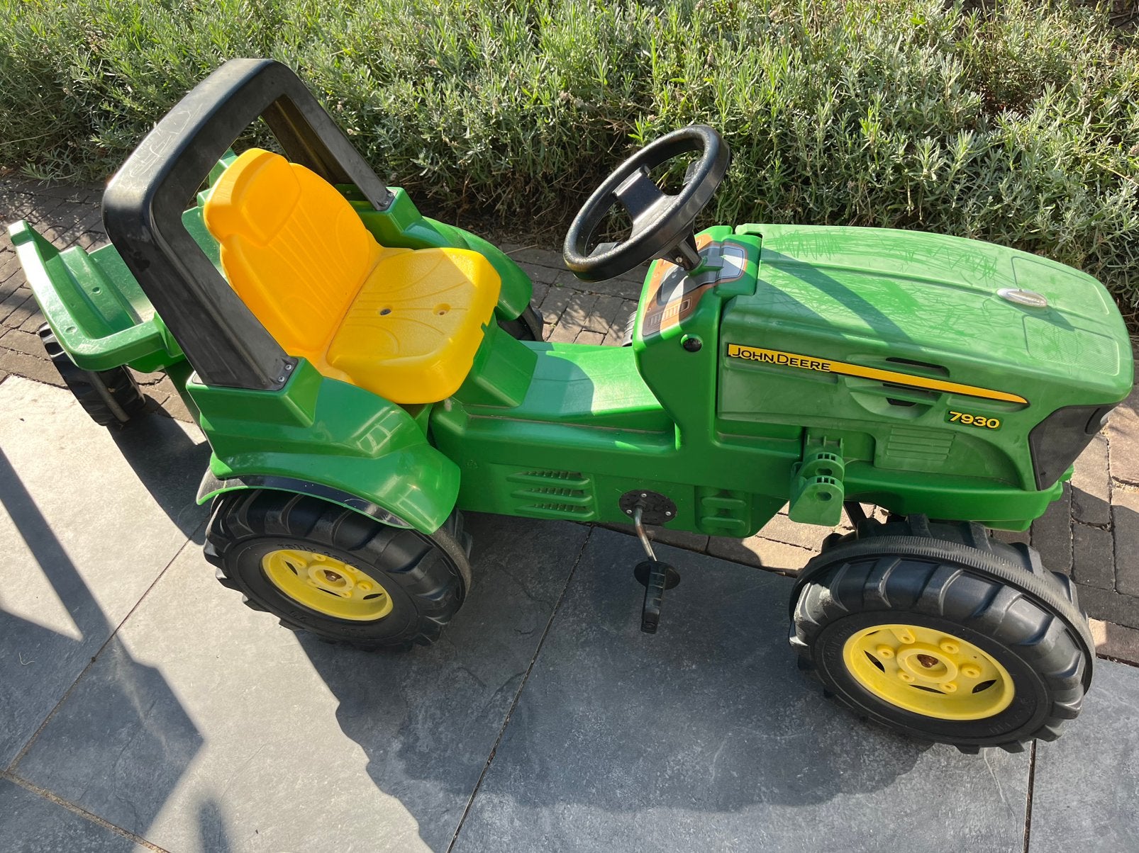 Rolly Toys John Deere 7930 traptraktor met aanhanger, Kinderen en Baby's, Ophalen, Gebruikt, Overige merken, Met kar of aanhanger