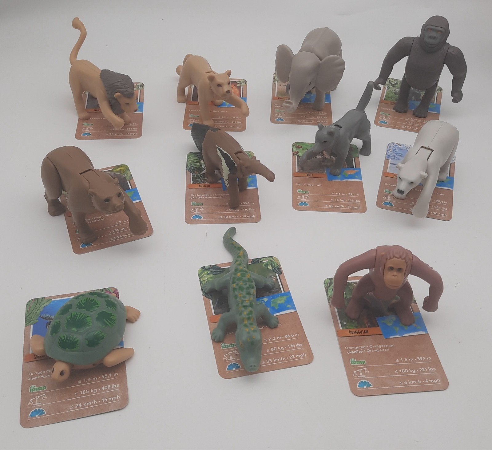 Playmobil McDonalds Wiltopia 11 verschillende dieren, Kinderen en Baby's, Ophalen of Verzenden, Zo goed als nieuw, Complete set