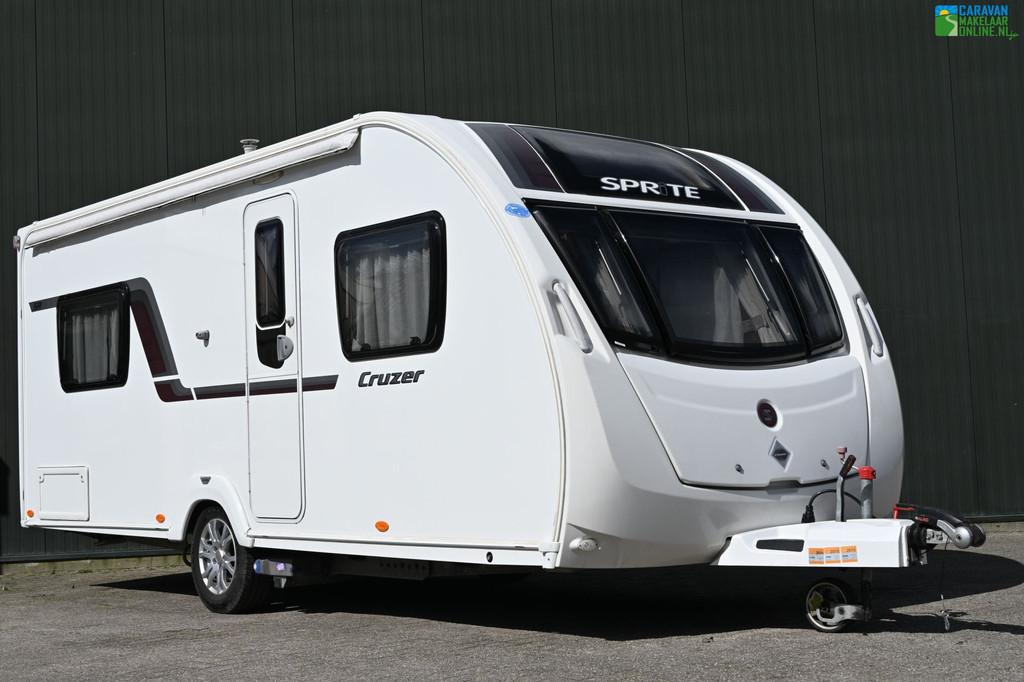 Sprite Cruzer 480 SR Mover Zakluifel Fietsendrager BOVAG 25, Standaardzit, Bedrijf, Kachel, Lengtebed