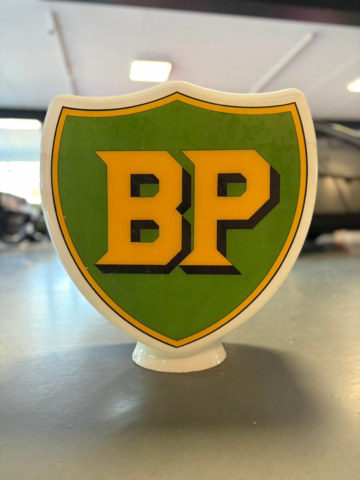 Originele BP benzinepomp globe jaren ‘50, Verzamelen, Automaten | Overige, Ophalen, Gebruikt