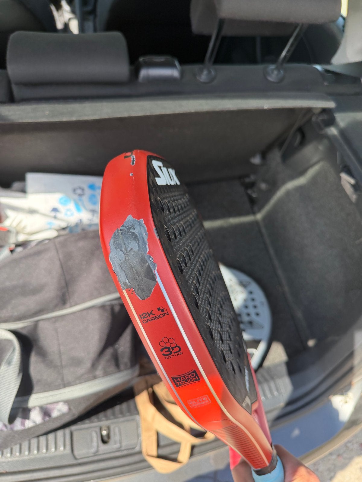 Siux Fenix 12K Carbon Padelracket - Gebruikt, Ophalen, Gebruikt, Padelracket