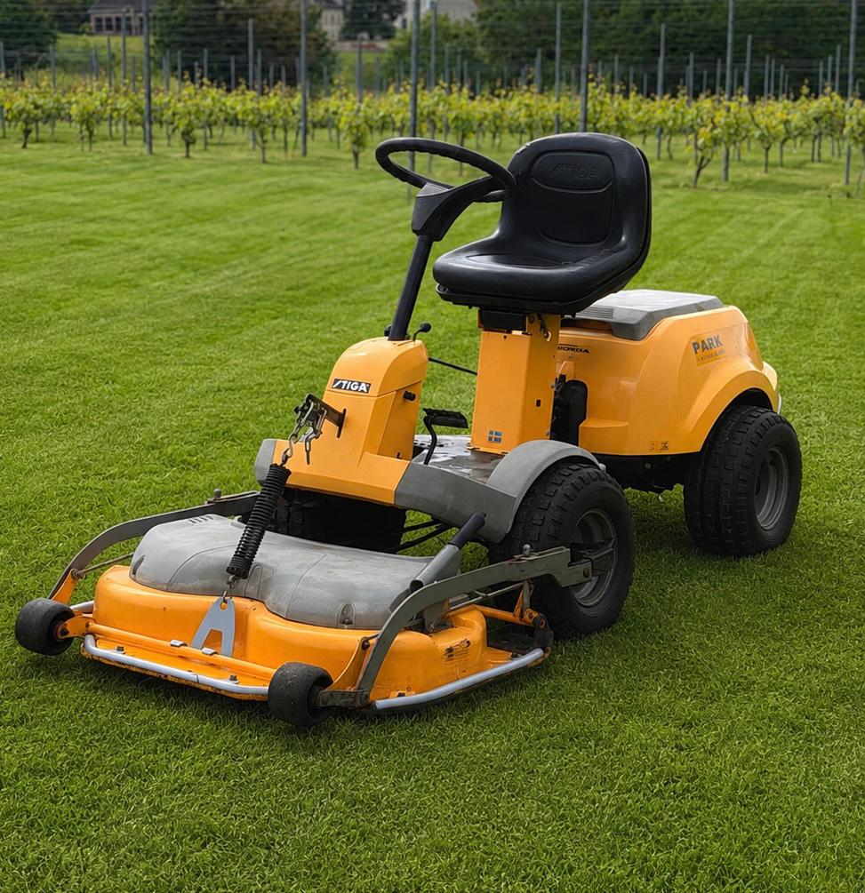 STIGA PARK Compact Silent Honda Motor – Slechts 187 Uren!, Ophalen, Zo goed als nieuw, Mulchfunctie, 90 tot 120 cm