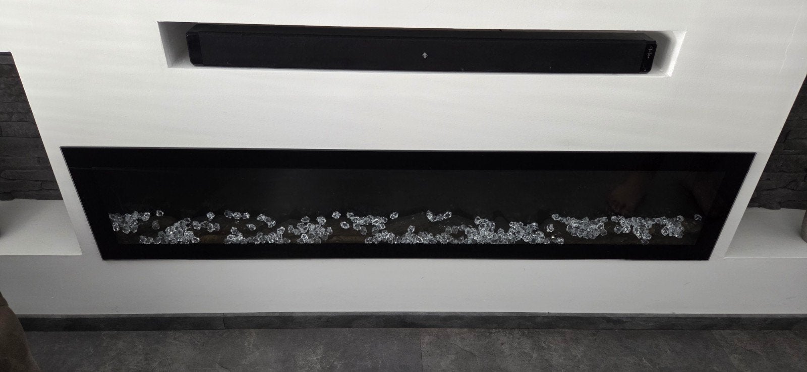 elektrische sfeerhaard te koop!, Tuin en Terras, Brievenbussen, Ophalen, Inbouw