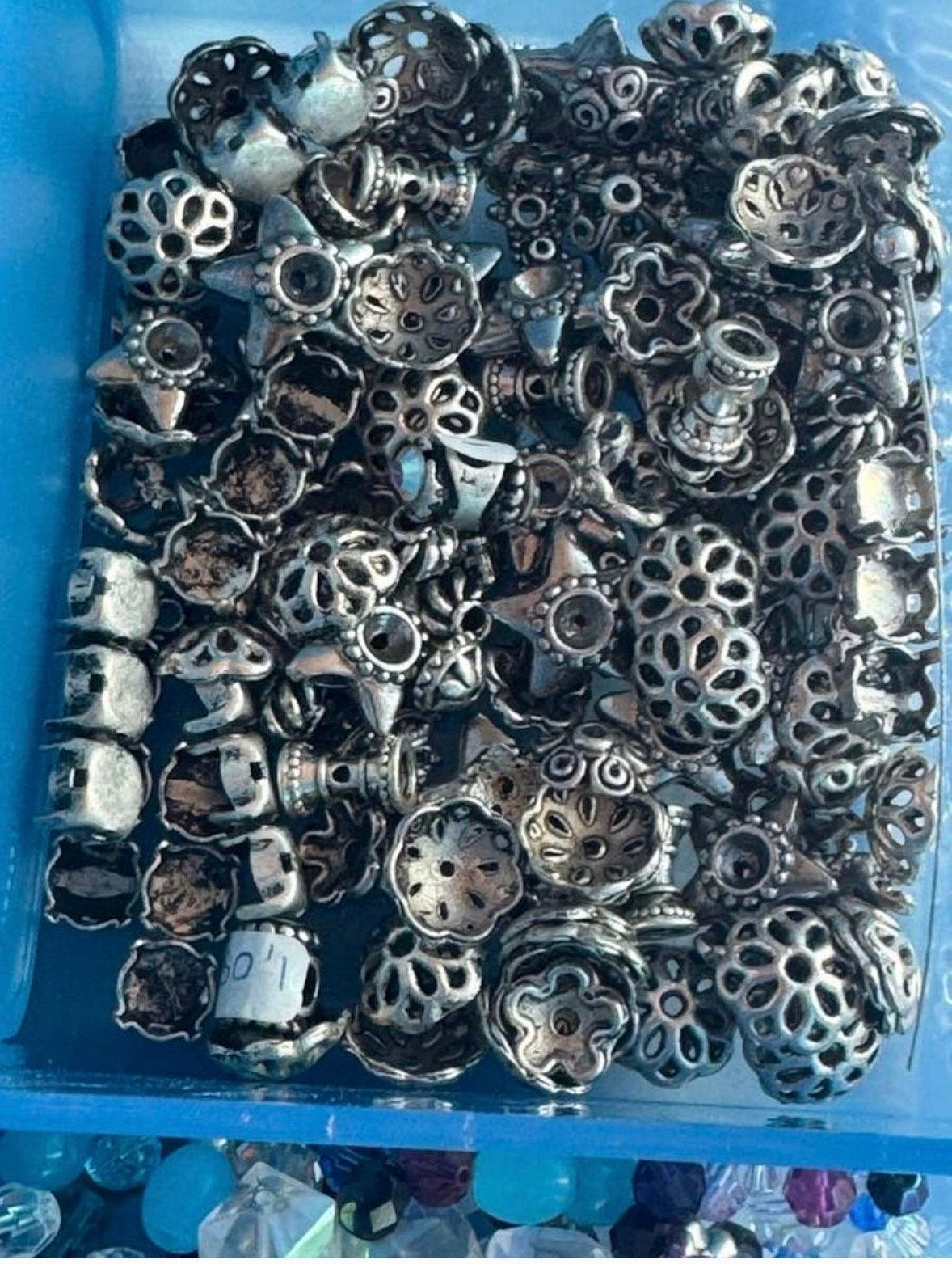Grote partij kralen, sieraden en benodigdheden, Verzenden, Gebruikt, Bedel