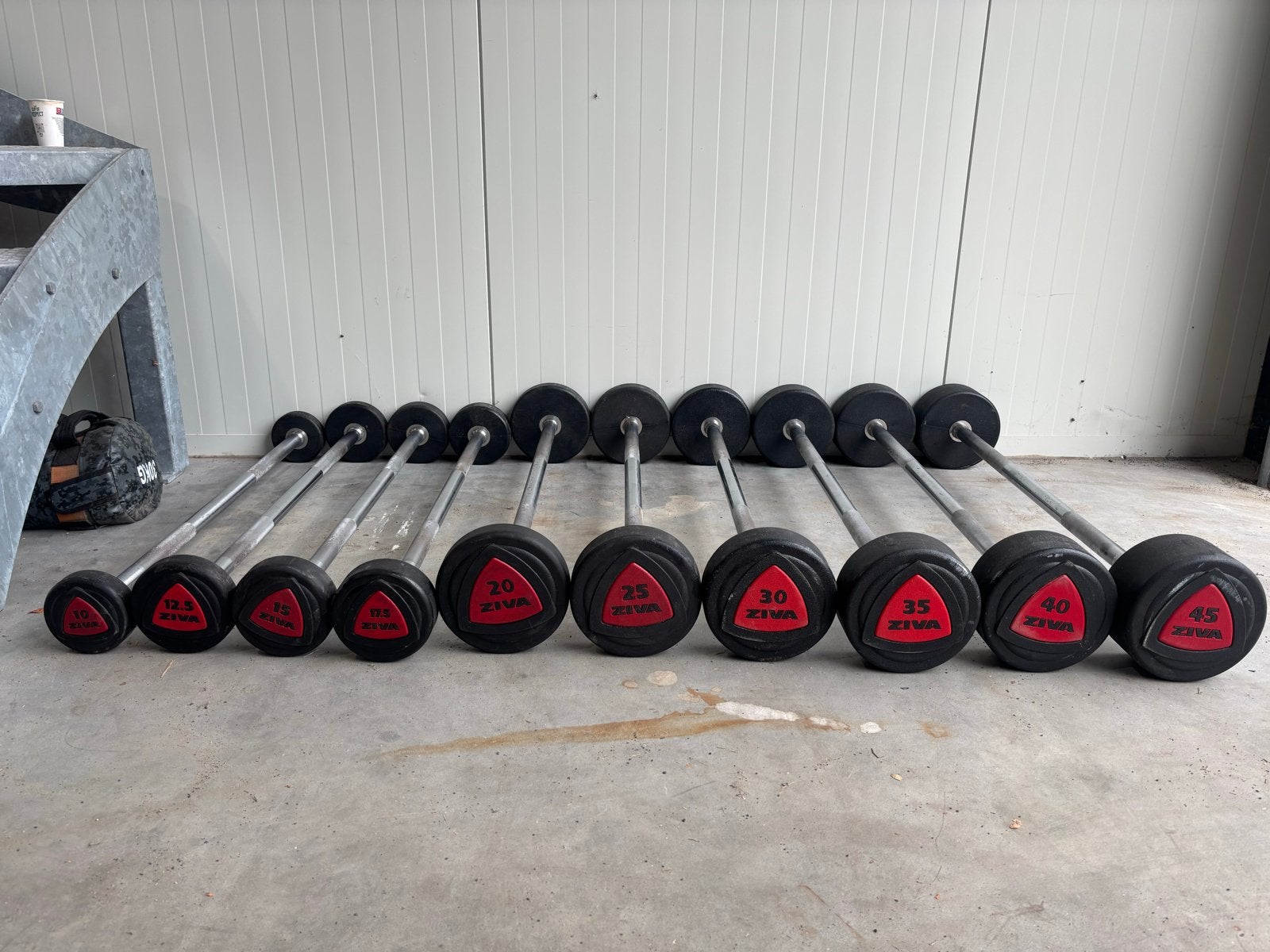 Ziva Straight Barbell Set - Diverse Gewichten, Gebruikt, Ziva, Armen, Ziva