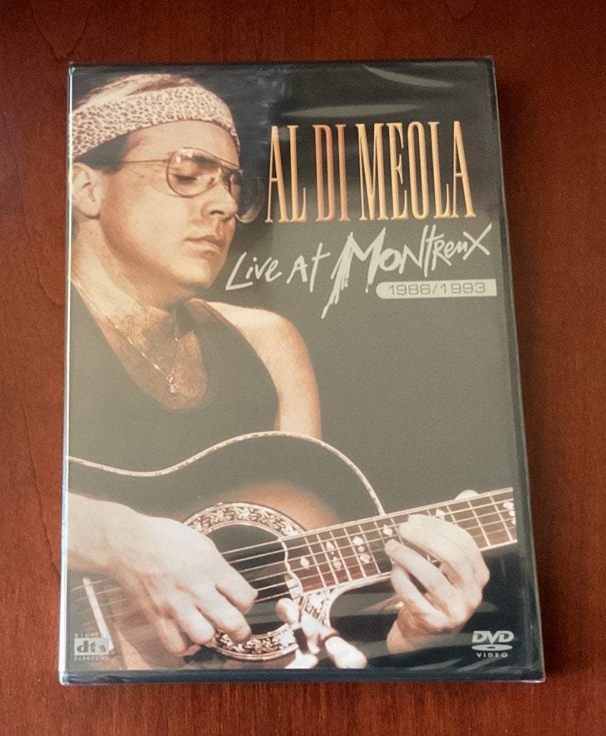 Al Di Meola Live At Montreux 1986/1993 DVD (Nieuw, Geseald), Alle leeftijden, Ophalen of Verzenden, Nieuw in verpakking