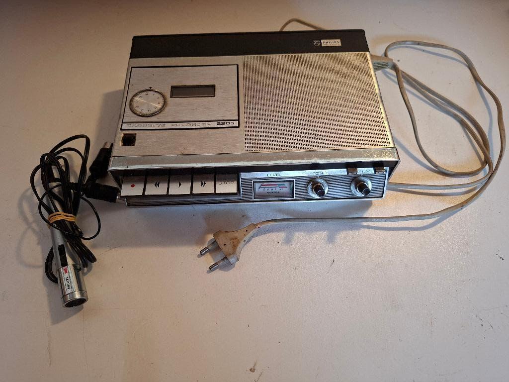 cassette recorder N2205, Ophalen of Verzenden, Enkel, Philips