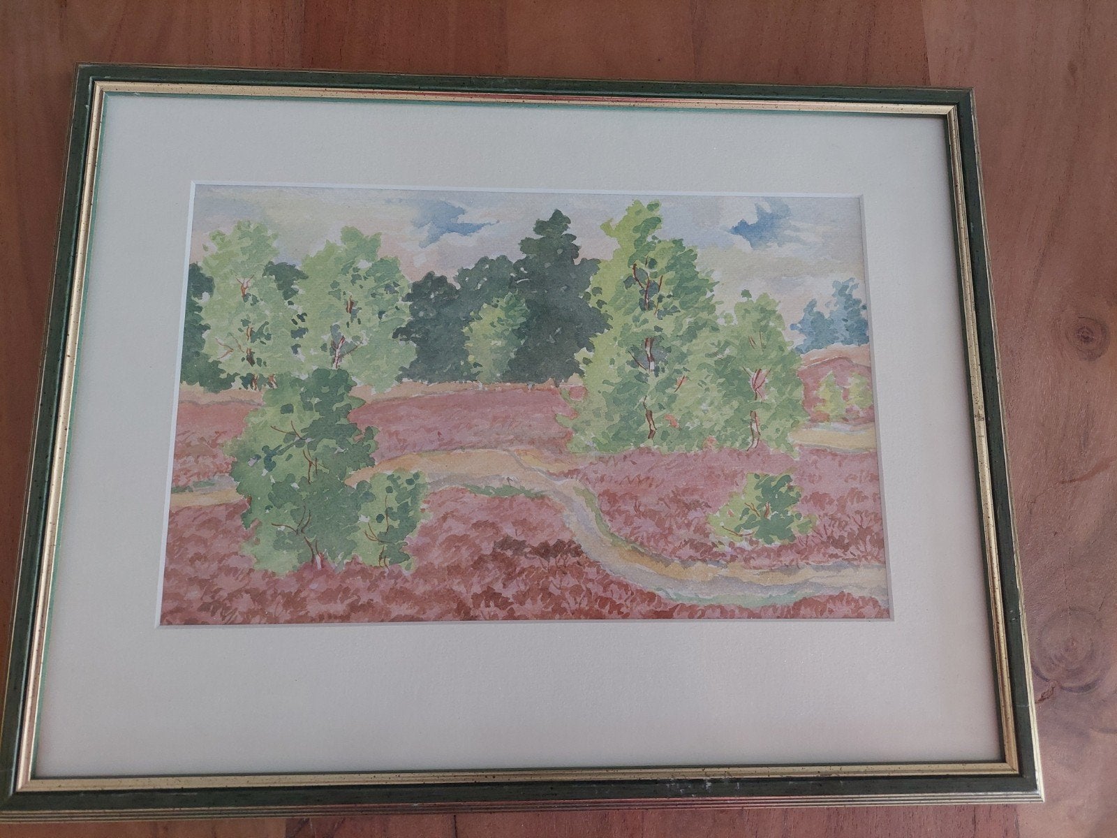Aquarel Jaap Rooke (1899-1984), Ophalen, Aquarel, Ingelijst