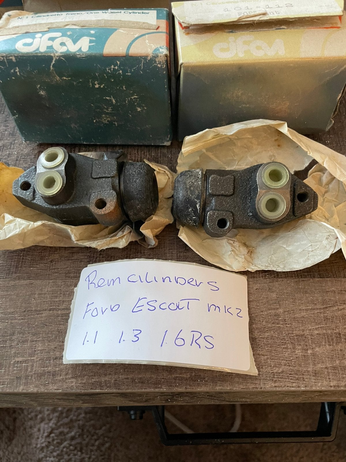 Nieuw setje remcilinders Ford Escort MK2, Ophalen of Verzenden, Nieuw