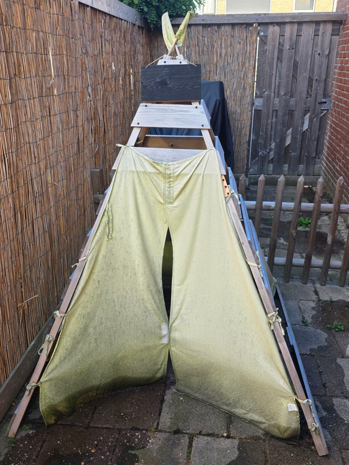 tippi tent, Ophalen, Gebruikt, Hout