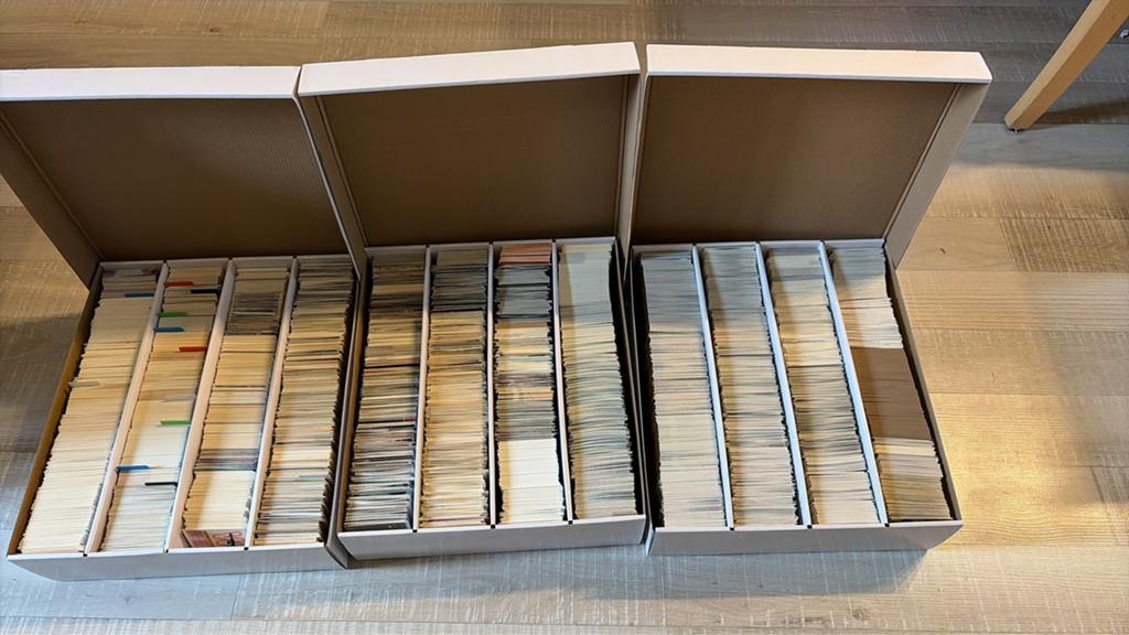 Zeer grote basketball kaartjes, basketball cards verzameling, Ophalen, Zo goed als nieuw, Meerdere kaarten