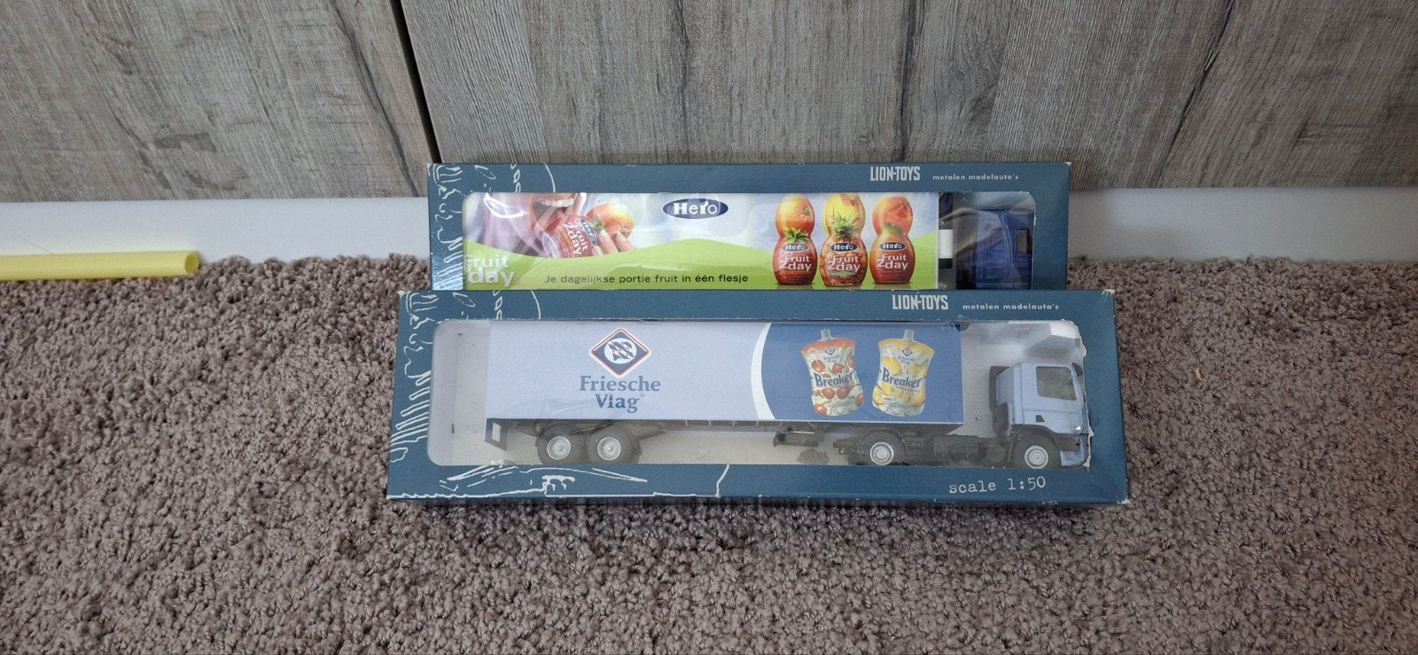 Lion Toys Friesche Vlag vrachtwagen schaal 1:50, Ophalen, Nieuw, Bus of Vrachtwagen, Lion Toys