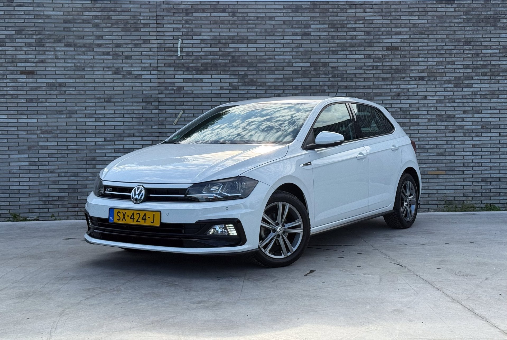 Volkswagen Polo 1.0 TSI Highline * R-LINE * CARPLAY / ANDROI, Voorwielaandrijving, Stof, Wit, Origineel Nederlands