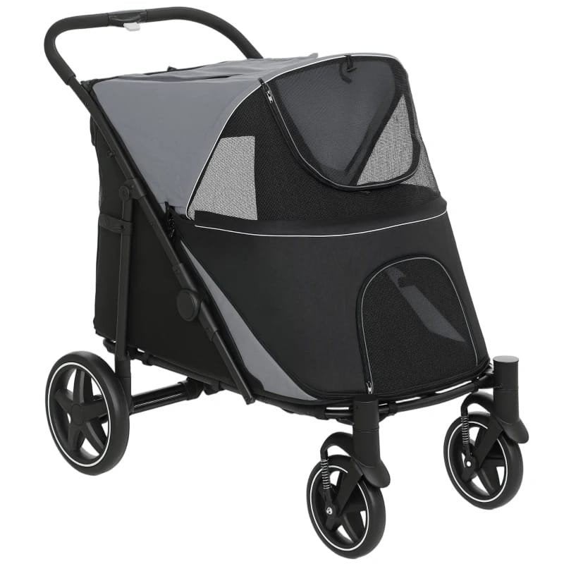 hondenbuggy hondenkar xl nieuw zwart, Ophalen of Verzenden, Nieuw