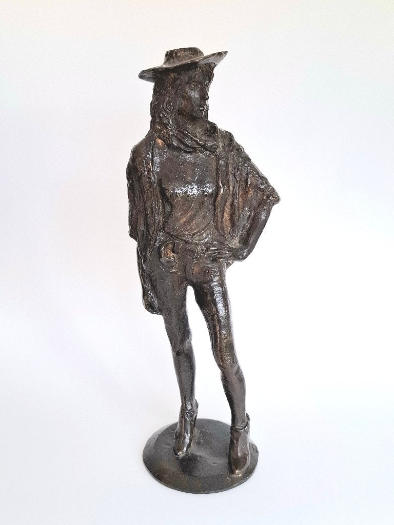 Brons beeld "Gemmie"Jean Bremers-  Marianne Bremers-Deiman, Ophalen of Verzenden, Brons, 20 - 50 cm, Gemerkt