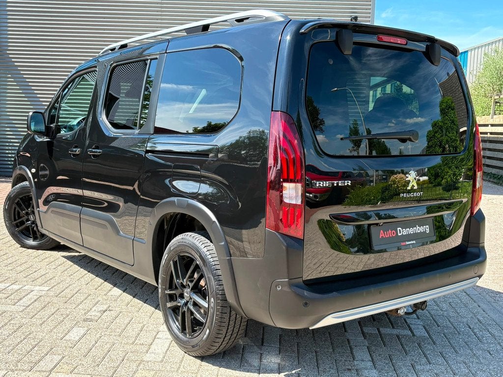 Peugeot Rifter Long 1.2 Puretech Long L2 Allure 7 PERSOONS!, Auto's, Stof, Zwart, 7 stoelen, Zwart