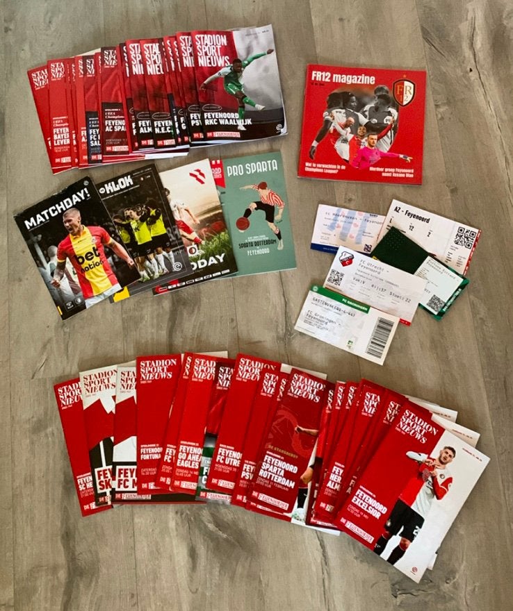 Programmaboekjes Feyenoord, Verzamelen, Sportartikelen en Voetbal, Ophalen of Verzenden, Nieuw, Feyenoord, Boek of Tijdschrift