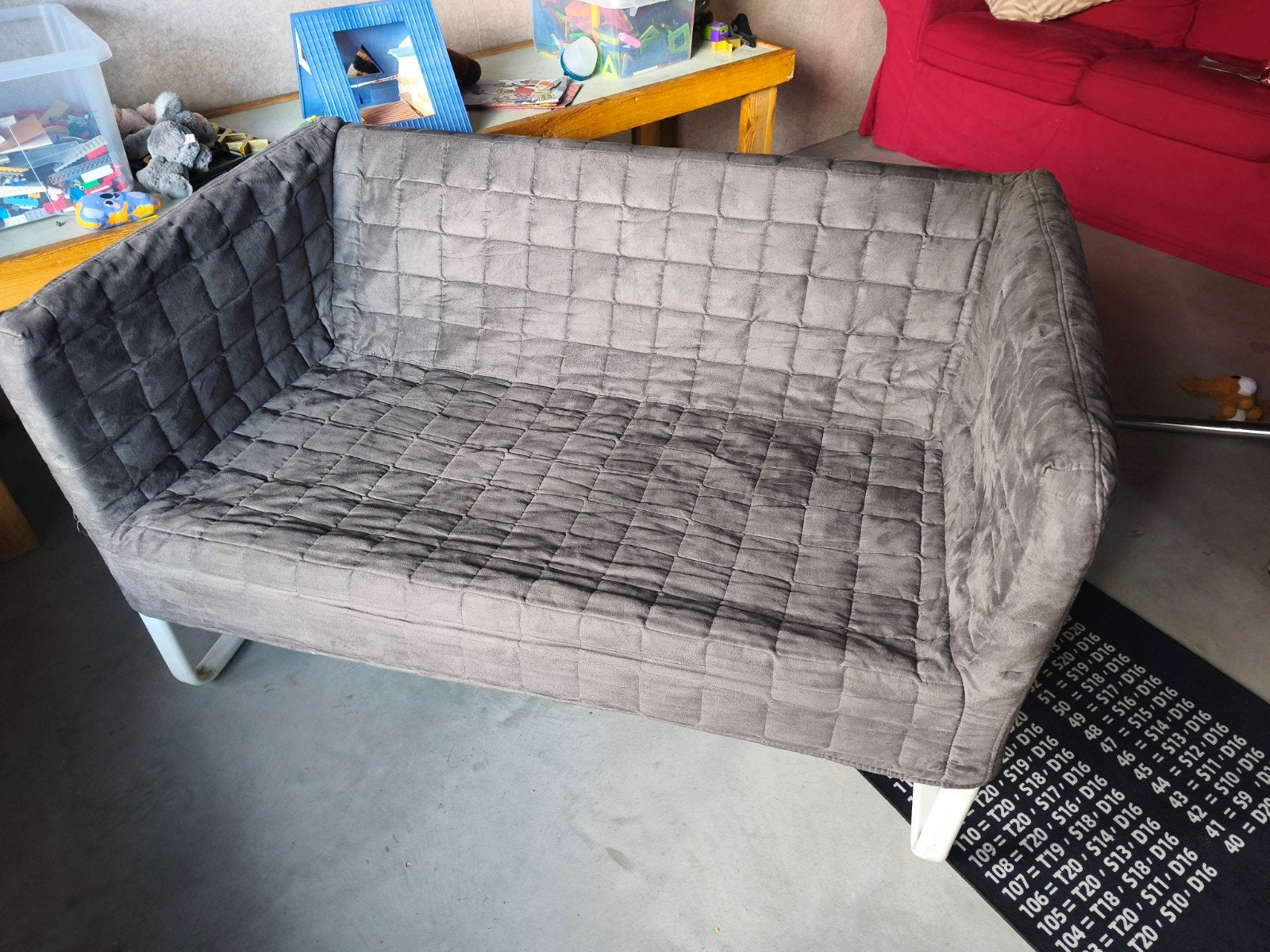 IKEA Knopparp Bankje - Goede Staat, Huis en Inrichting, Gebruikt, Tweepersoons, 75 tot 100 cm, Ophalen of Verzenden
