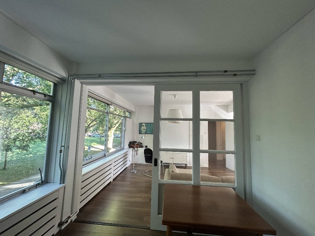 Bruin laminaat - gebruikt, in goede staat 60m2, Ophalen, Kunststof, Gebruikt, 50 tot 150 cm