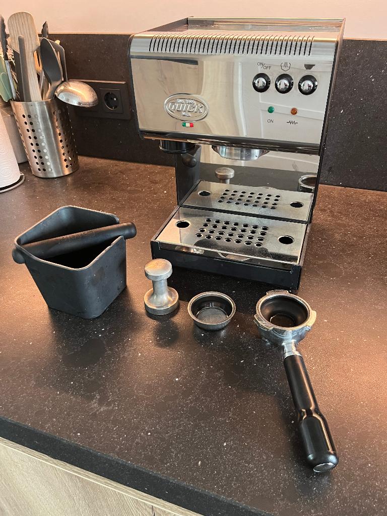 Een nette Quickmill 2820 espressomachine, Ophalen, Afneembaar waterreservoir, Gebruikt, Espresso apparaat