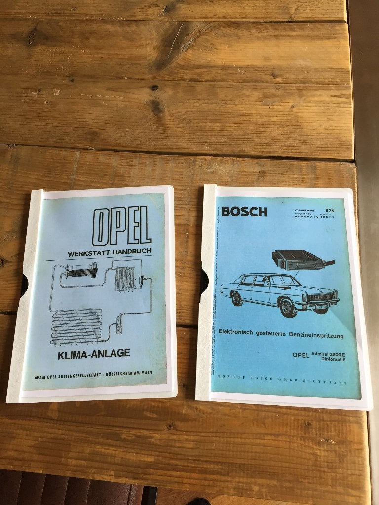 Opel Werkstatthandbuch Klima Anlage; Bosch Injectie 2,8E, Auto diversen, Handleidingen en Instructieboekjes, Ophalen of Verzenden
