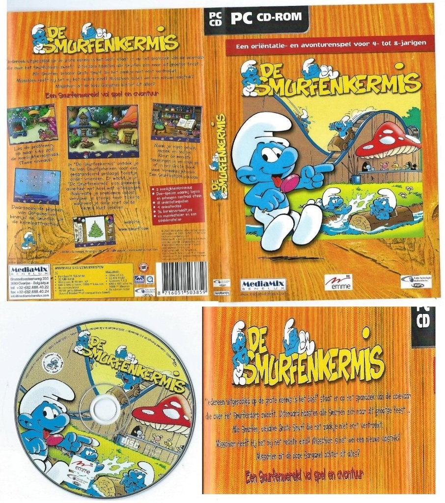 de smurfenkermis videogame, Spelcomputers en Games, Avontuur en Actie, 1 speler, Eén computer, Ophalen of Verzenden