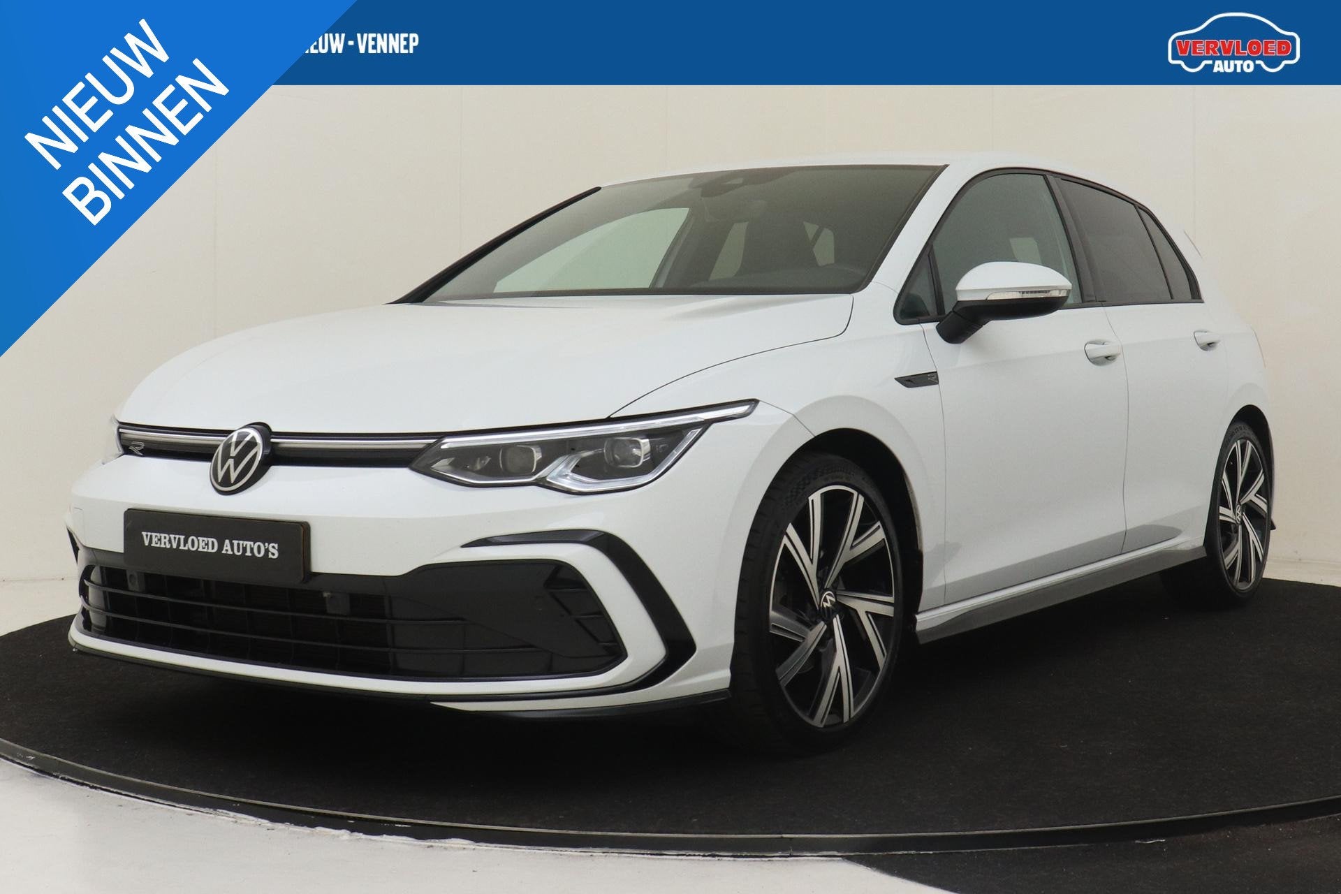 Volkswagen Golf 1.5 eTSI R-LINE -MATRIX.LED|STOEL/STUURVERW., 4 cilinders, 150 pk, Wit, Geïmporteerd