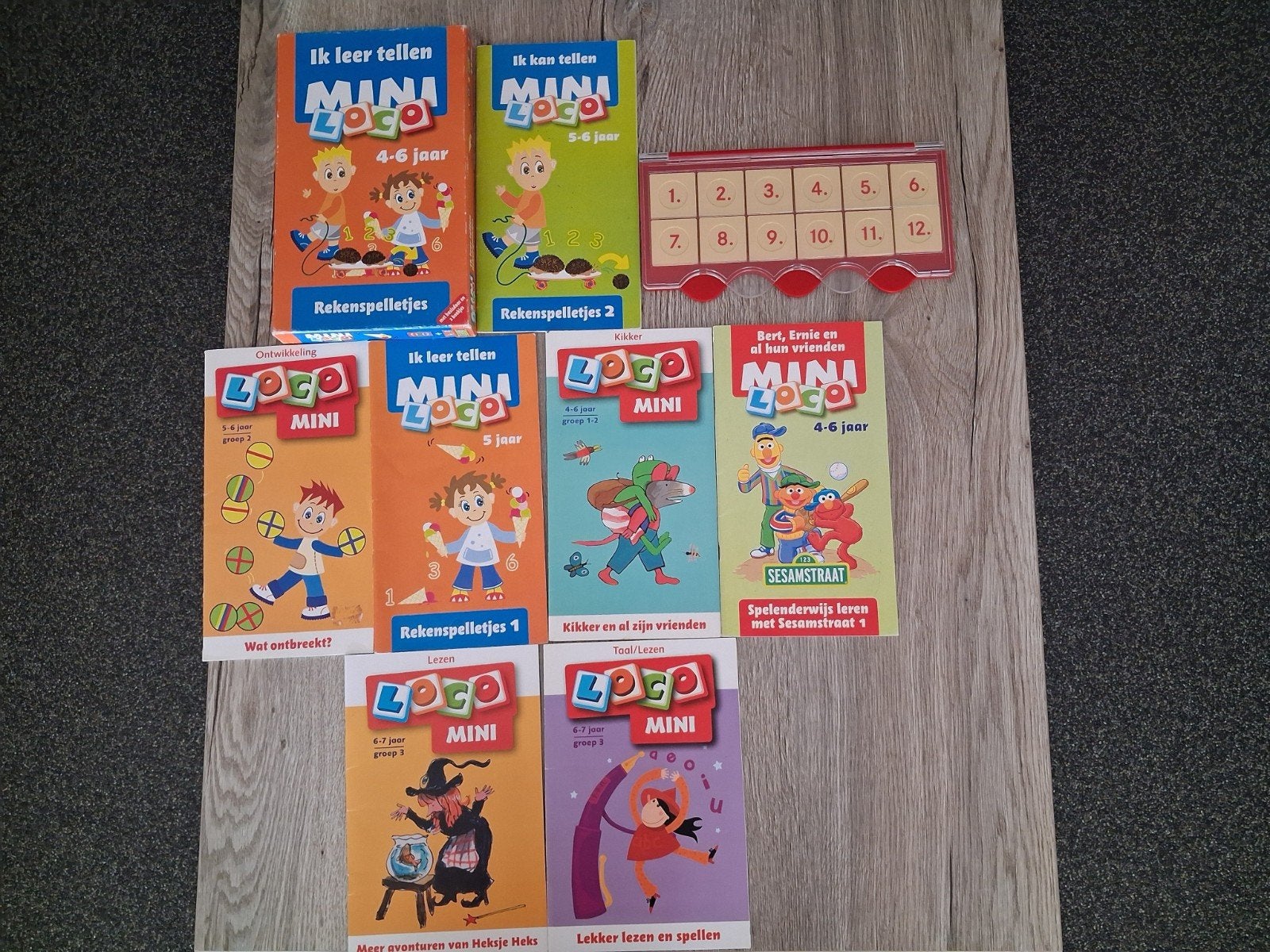 MINI LOCO BASISDOOS MET 7 VERSCHILLENDE BOEKJES, Kinderen en Baby's, Speelgoed | Educatief en Creatief, Ophalen of Verzenden, Zo goed als nieuw
