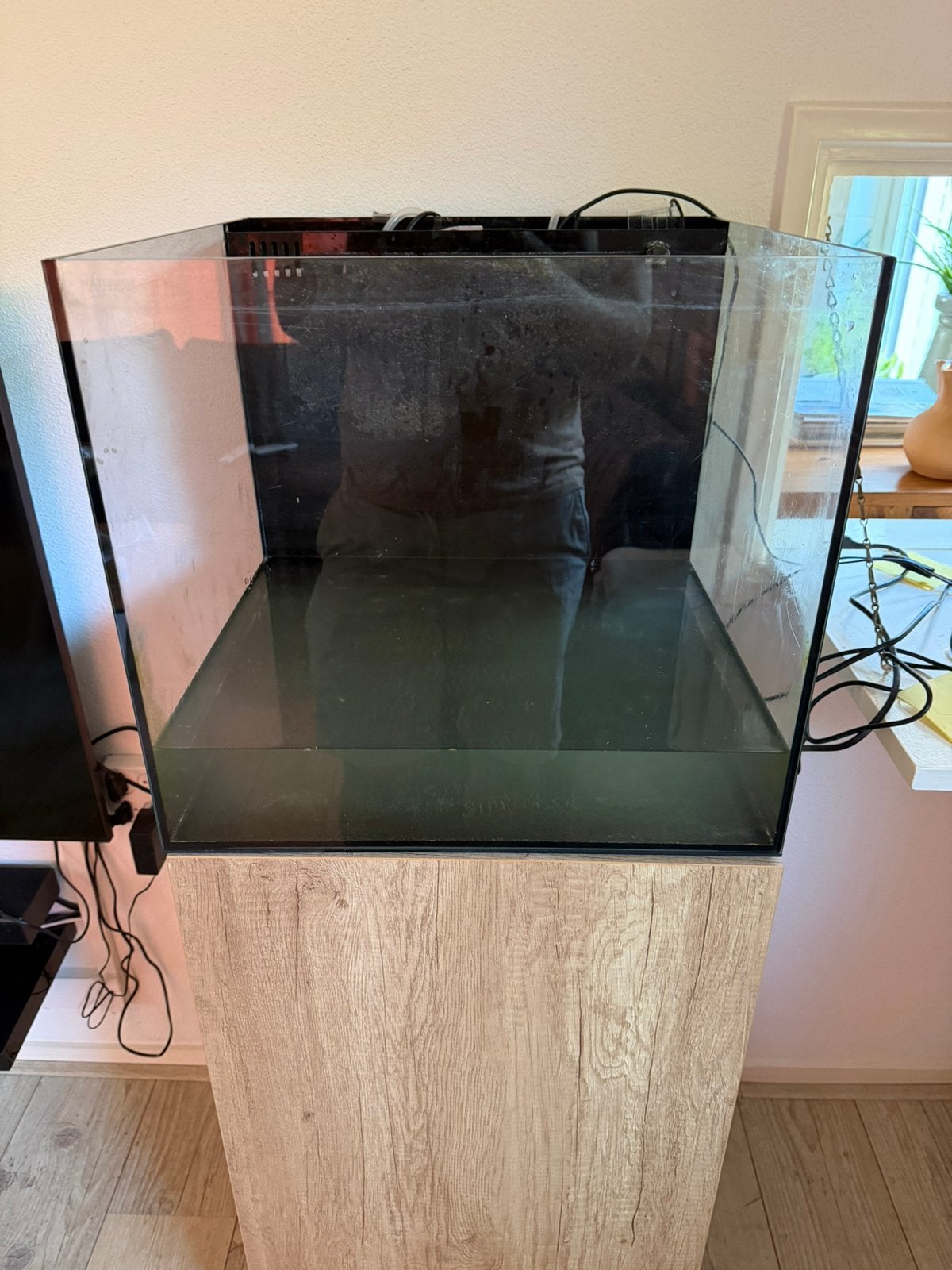 Waterbox cube 20 (76L) met meubel, heater, ato, skimmer, Ophalen, Zo goed als nieuw, Leeg aquarium