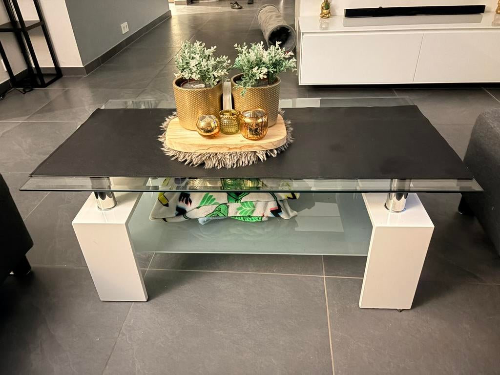 Mooie salontafel, Ophalen, Zo goed als nieuw, Rechthoekig
