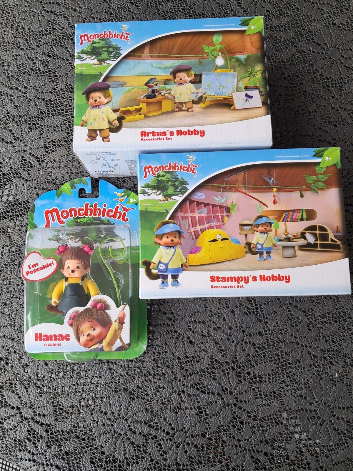 Silverlit Monchhichi 3 delige set nieuw, Verzamelen, Ophalen of Verzenden, Nieuw