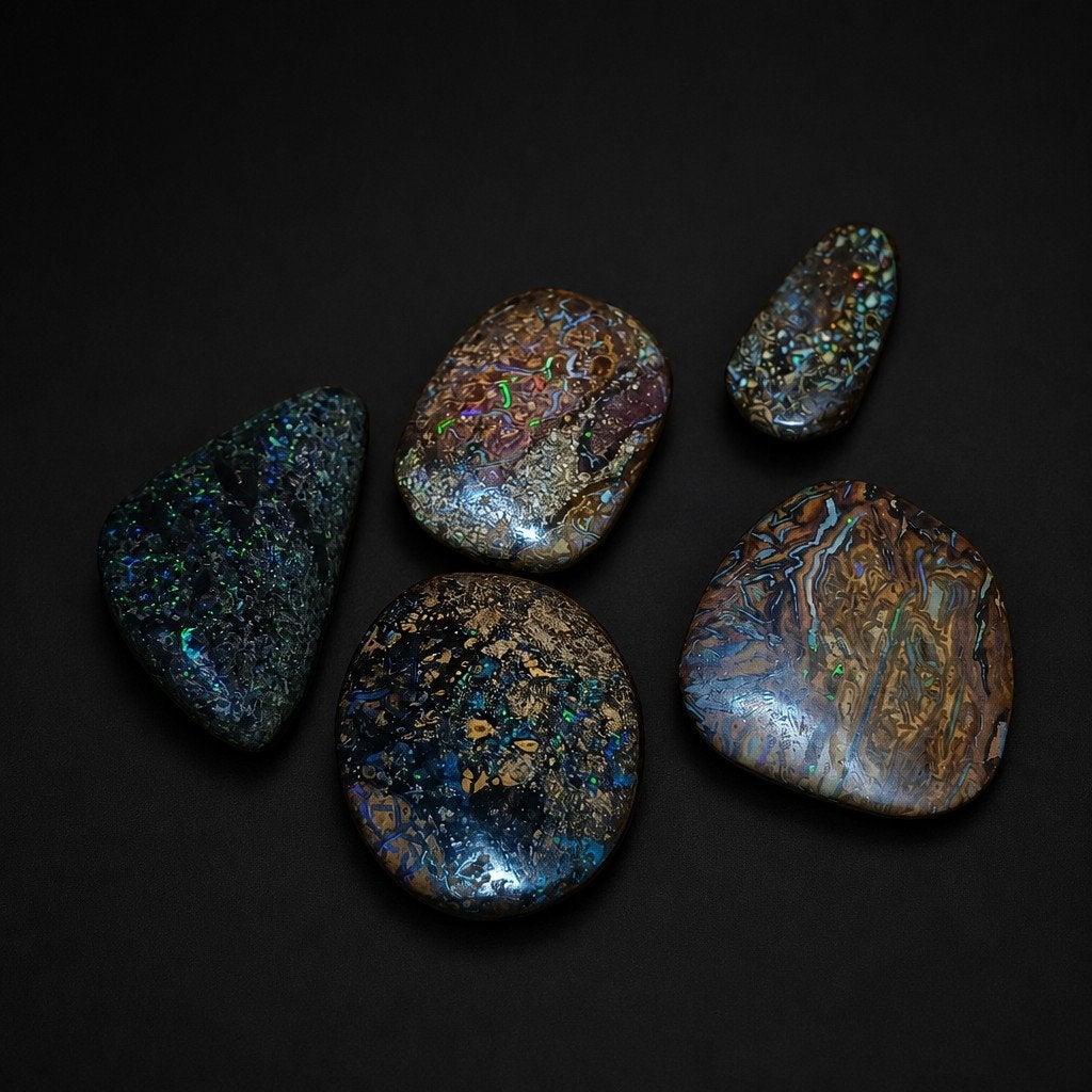 Natuurlijke Boulder Opaal Stenen - Karaat en Maat, Sieraden, Tassen en Uiterlijk, Edelstenen, Ophalen of Verzenden, Nieuw