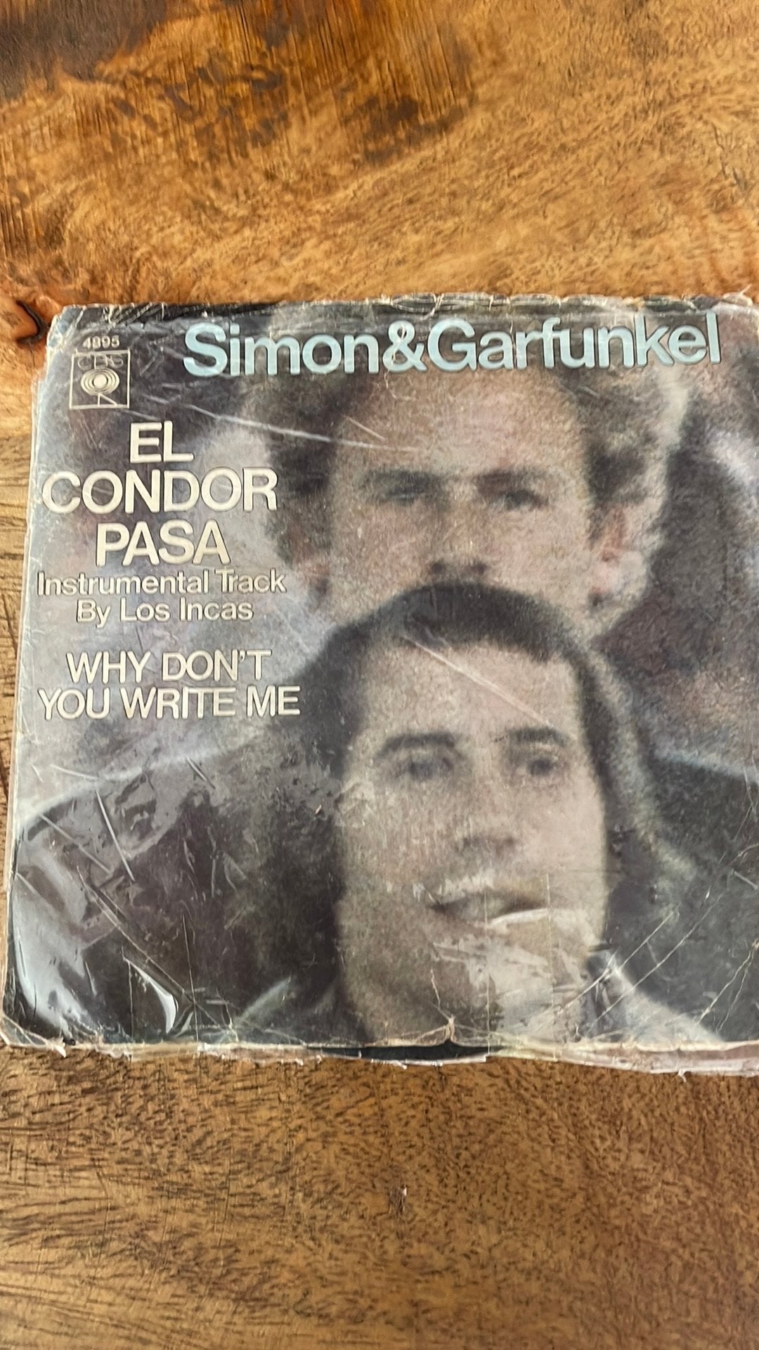 Simon en Garfunkel el condor pasa singel, Ophalen of Verzenden, Zo goed als nieuw