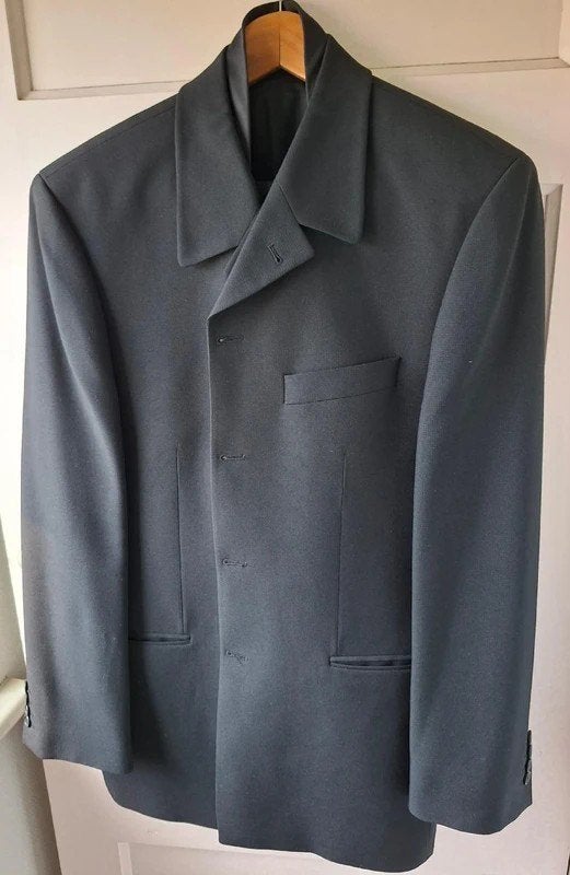 Zwart pak, maat L/XL, Kleding | Heren, Kostuums en Colberts, Maat 52/54 (L), Zwart, Zo goed als nieuw, C&A