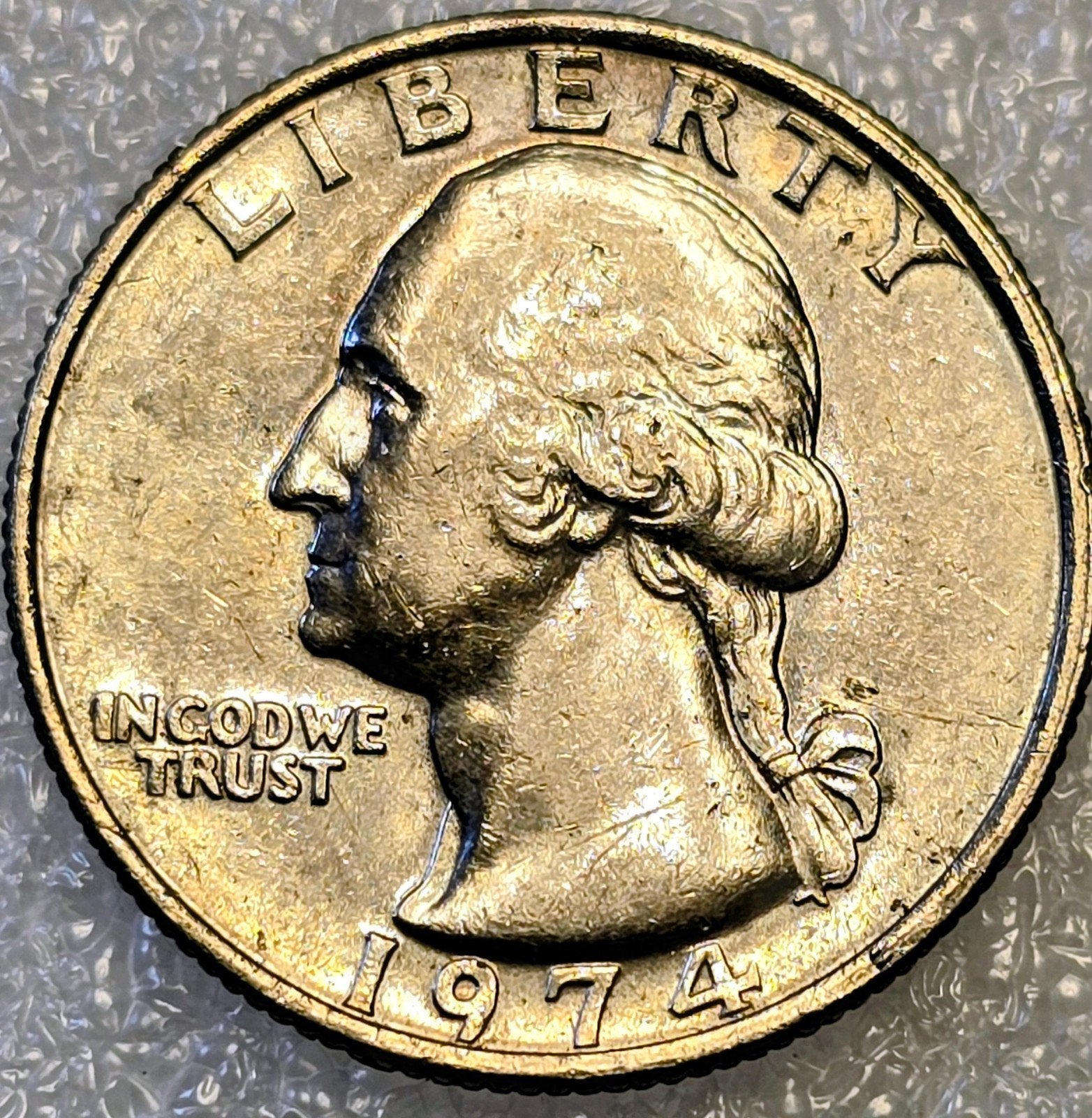 Amerikaanse Quarter Dollar munt 1974, Ophalen of Verzenden, Noord-Amerika, Losse munt