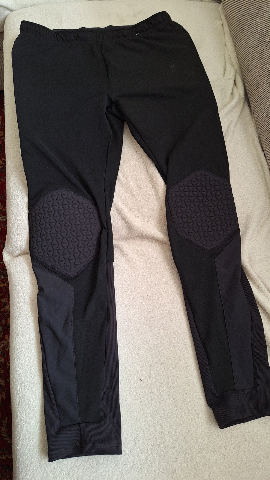 Kipsta voetbalbroek maat L/XL met kniebescherming, Kleding | Heren, Maat 52/54 (L), Zwart, Kipsta, Nieuw